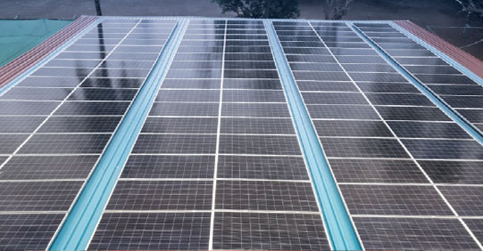 Tata Power Rooftop solar plant installation in St. Xaviers